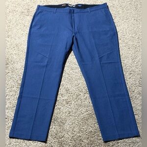 Van Heusen Traveler Edition Blue Slacks - Size 40W x 30L - Straight Fit